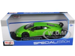 Lamborghini Huracan Performante Metallic Green 1/18 Diecast Model Car Maisto 31391