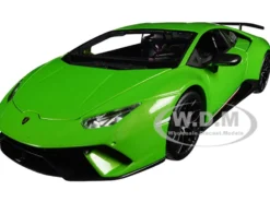 Lamborghini Huracan Performante Metallic Green 1/18 Diecast Model Car Maisto 31391