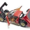 Lamborghini Miura P 400 Red with Gold Accents 1/18 Diecast Model Car by Kyosho