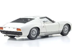 Lamborghini Miura P 400 White 1/18 Diecast Model Car by Kyosho