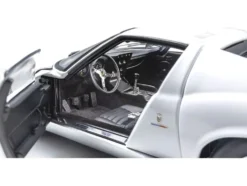 Lamborghini Miura P 400 White 1/18 Diecast Model Car by Kyosho