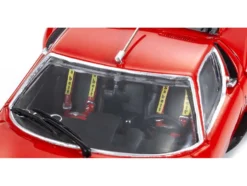 Lamborghini Miura SVR Red with Black Accents and Gold Wheels 1/43 Diecast Model Car Kyosho KS03203R