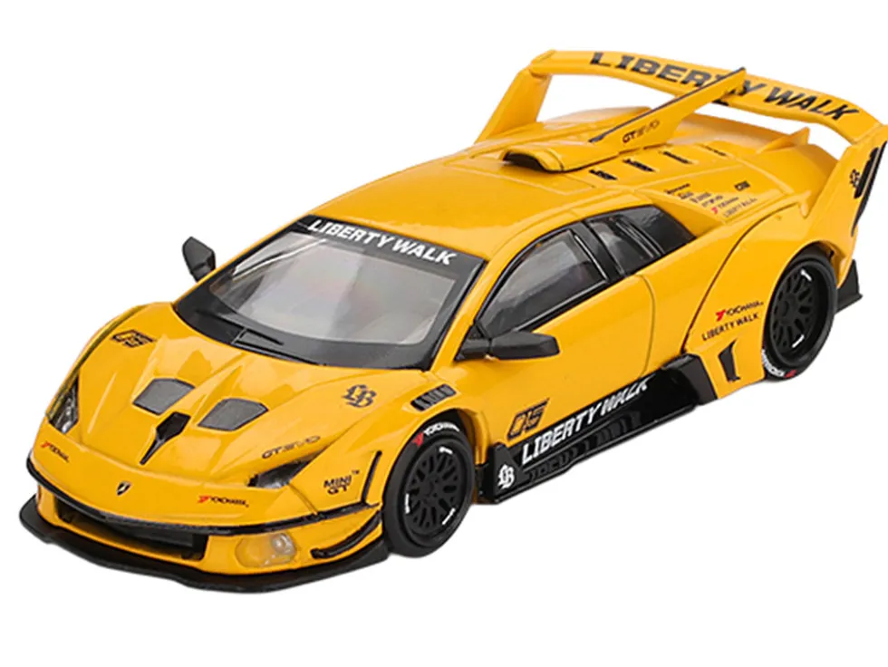 Lamborghini Murcielago GT EVO LB-Silhouette Works Yellow Limited Edition 1/64 Diecast Model Car by Mini GT