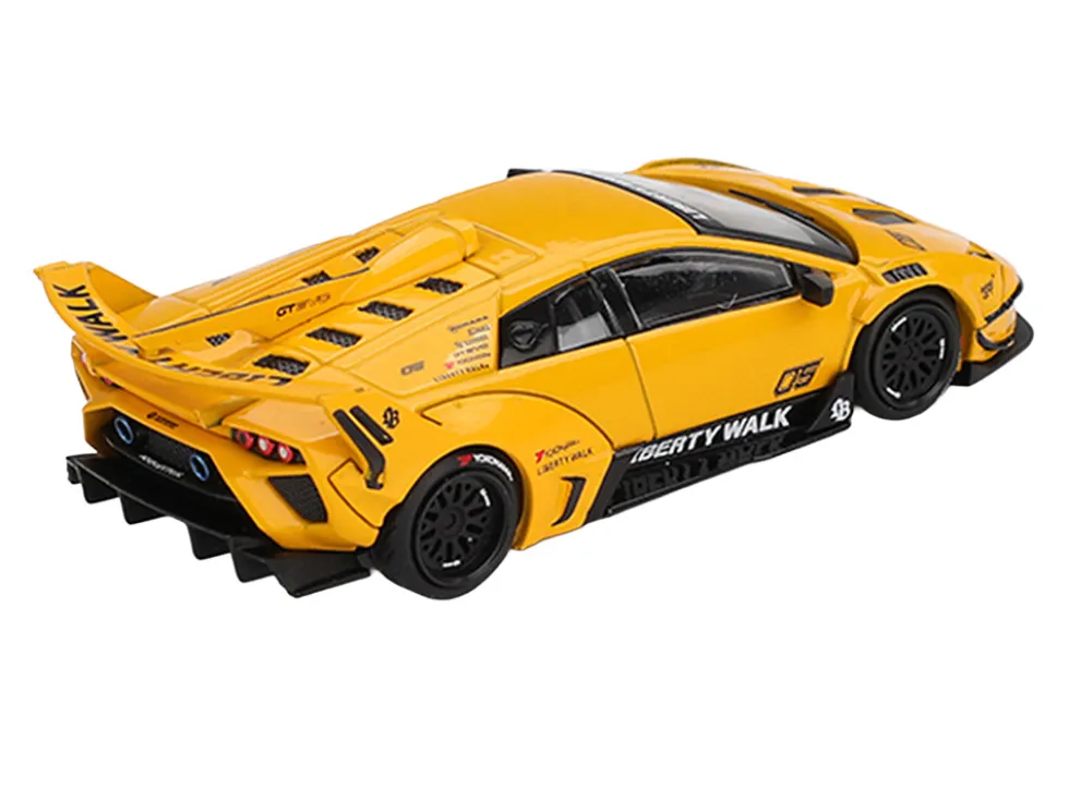 Lamborghini Murcielago GT EVO LB-Silhouette Works Yellow Limited Edition 1/64 Diecast Model Car by Mini GT
