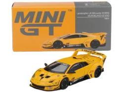 Lamborghini Murcielago GT EVO LB-Silhouette Works Yellow Limited Edition 1/64 Diecast Model Car by Mini GT