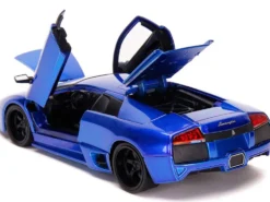 Lamborghini Murcielago LP640 Candy Blue Hyper-Spec 1/24 Diecast Model Car Jada 32279