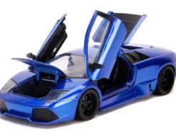 Lamborghini Murcielago LP640 Candy Blue Hyper-Spec 1/24 Diecast Model Car Jada 32279