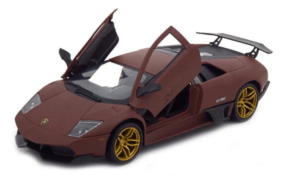 Lamborghini Murcielago LP 670-4 SV Matte Brown 1/24 Diecast Model Car Motormax 79503