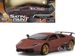 Lamborghini Murcielago LP 670-4 SV Matte Brown 1/24 Diecast Model Car Motormax 79503