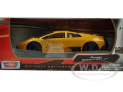 Lamborghini Murcielago LP 670 4 SV Yellow 1/24 Diecast Model Car Motormax 73350