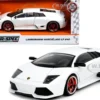Lamborghini Murcielago LP640 White Hyper-Spec 1/24 Diecast Model Car Jada 32570