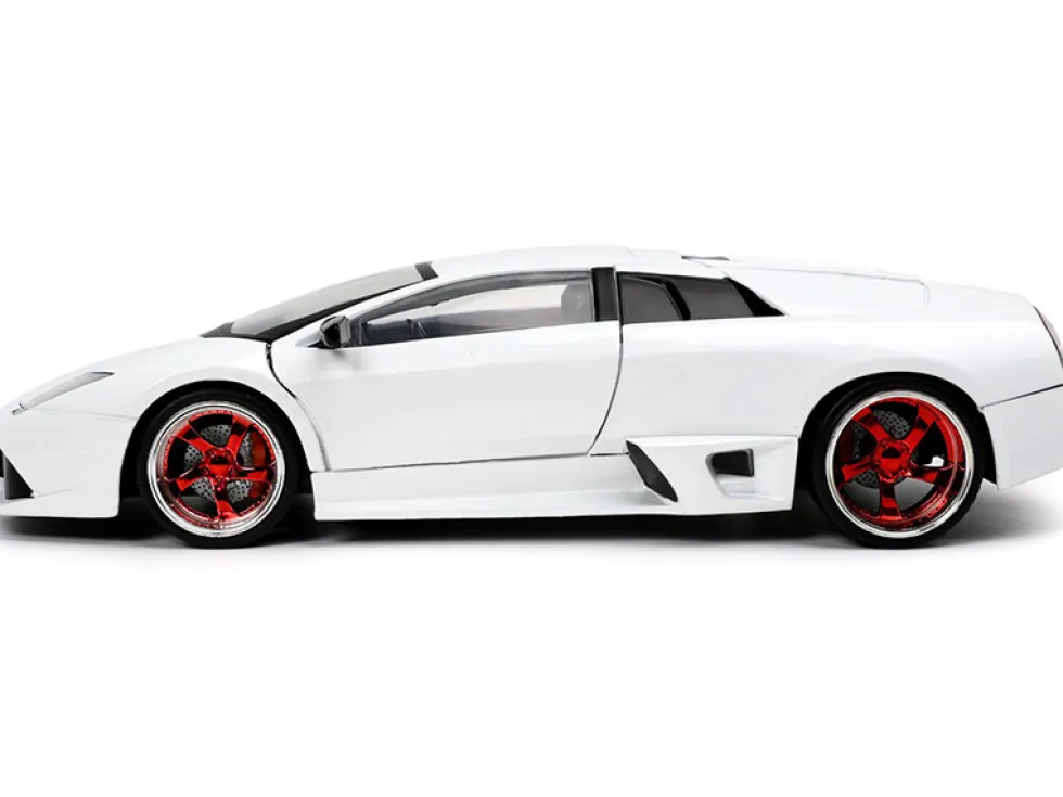 Lamborghini Murcielago LP640 White Hyper-Spec 1/24 Diecast Model Car Jada 32570