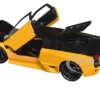 Lamborghini Murcielago LP 640 Yellow Metallic and Matt Black Hyper-Spec Series 1/24 Diecast Model Car Jada 34028
