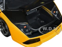 Lamborghini Murcielago LP 640 Yellow Metallic and Matt Black Hyper-Spec Series 1/24 Diecast Model Car Jada 34028