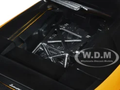 Lamborghini Murcielago LP 640 Yellow Metallic and Matt Black Hyper-Spec Series 1/24 Diecast Model Car Jada 34028