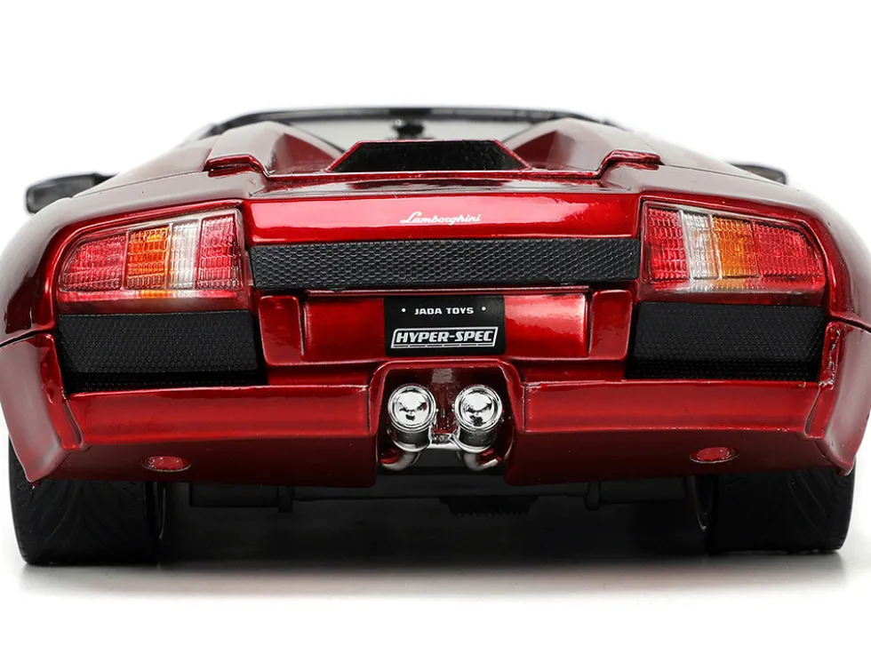 Lamborghini Murcielago Roadster Red Metallic Hyper-Spec Series 1/24 Diecast Model Car Jada 34029