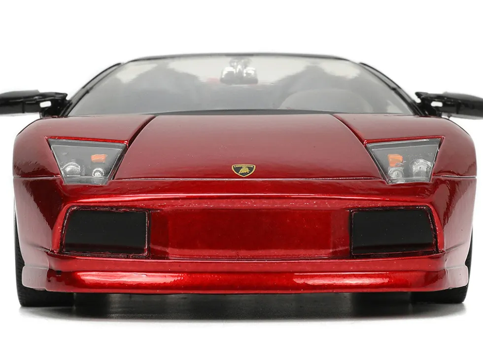 Lamborghini Murcielago Roadster Red Metallic Hyper-Spec Series 1/24 Diecast Model Car Jada 34029