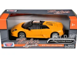 Lamborghini Murcielago Roadster Orange1/24 Diecast Model Car Motormax 73200