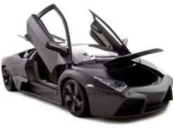 Lamborghini Reventon Dark Matt Gray 1/18 Diecast Model Car Bburago 11029