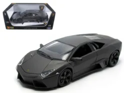 Lamborghini Reventon Dark Matt Gray 1/18 Diecast Model Car Bburago 11029