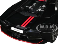 Lamborghini Reventon Matt Black with Red Stripes 