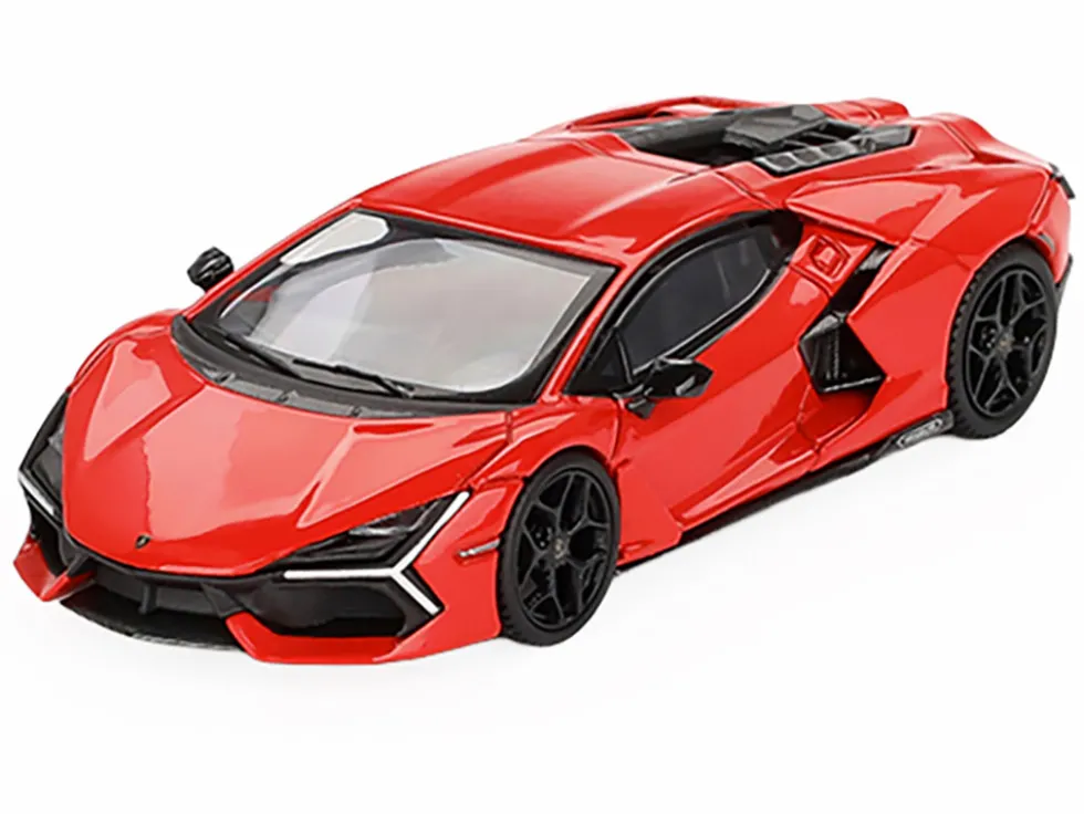 Lamborghini Revuelto Arancio Dac Lucido Orange Limited Edition to 7680 pieces Worldwide 1/64 Diecast Model Car by Mini GT
