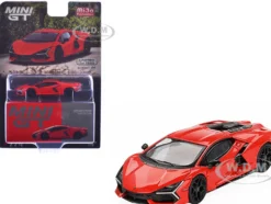 Lamborghini Revuelto Arancio Dac Lucido Orange Limited Edition to 7680 pieces Worldwide 1/64 Diecast Model Car by Mini GT
