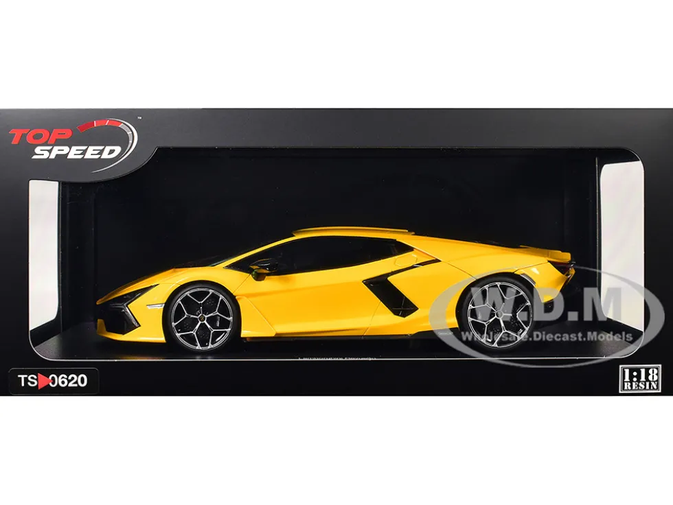 Lamborghini Revuelto Giallo (Yellow) 1/18 Model Car by Top Speed