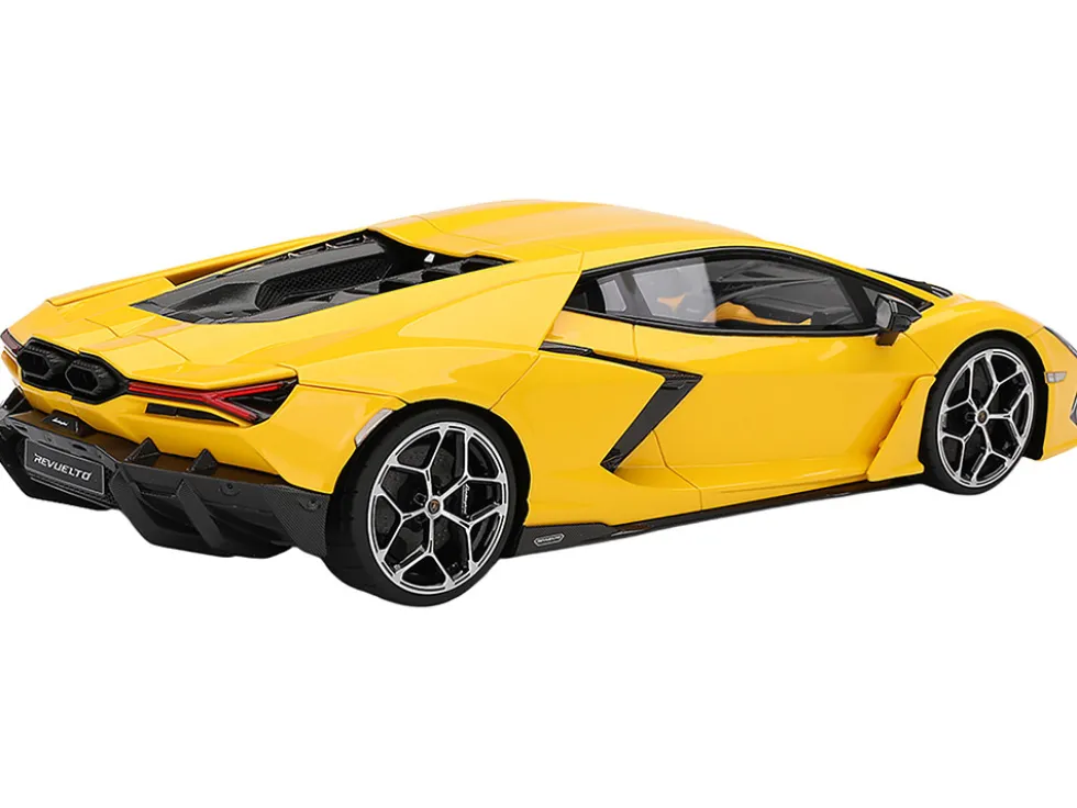Lamborghini Revuelto Giallo (Yellow) 1/18 Model Car by Top Speed