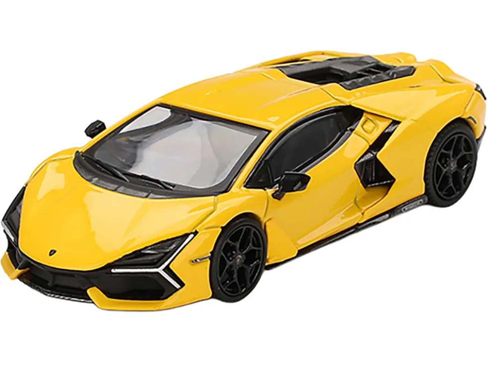 Lamborghini Revuelto Giallo (Yellow) Limited Edition 1/64 Diecast Model Car by Mini GT
