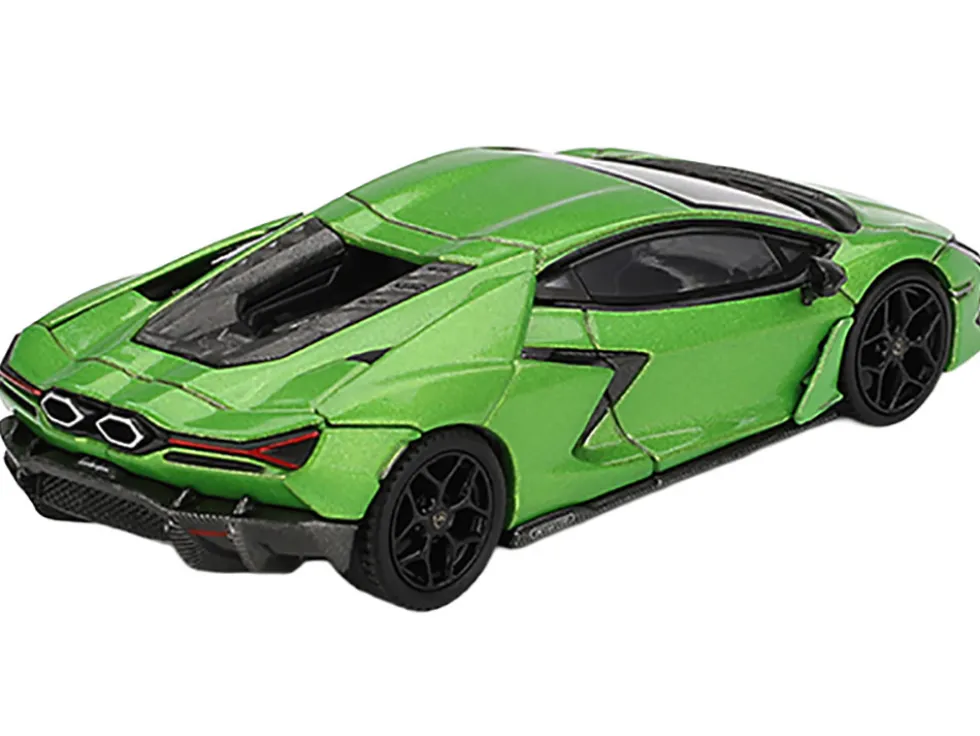 Lamborghini Revuelto Verde Selvans Green Metallic Limited Edition 1/64 Diecast Model Car by Mini GT