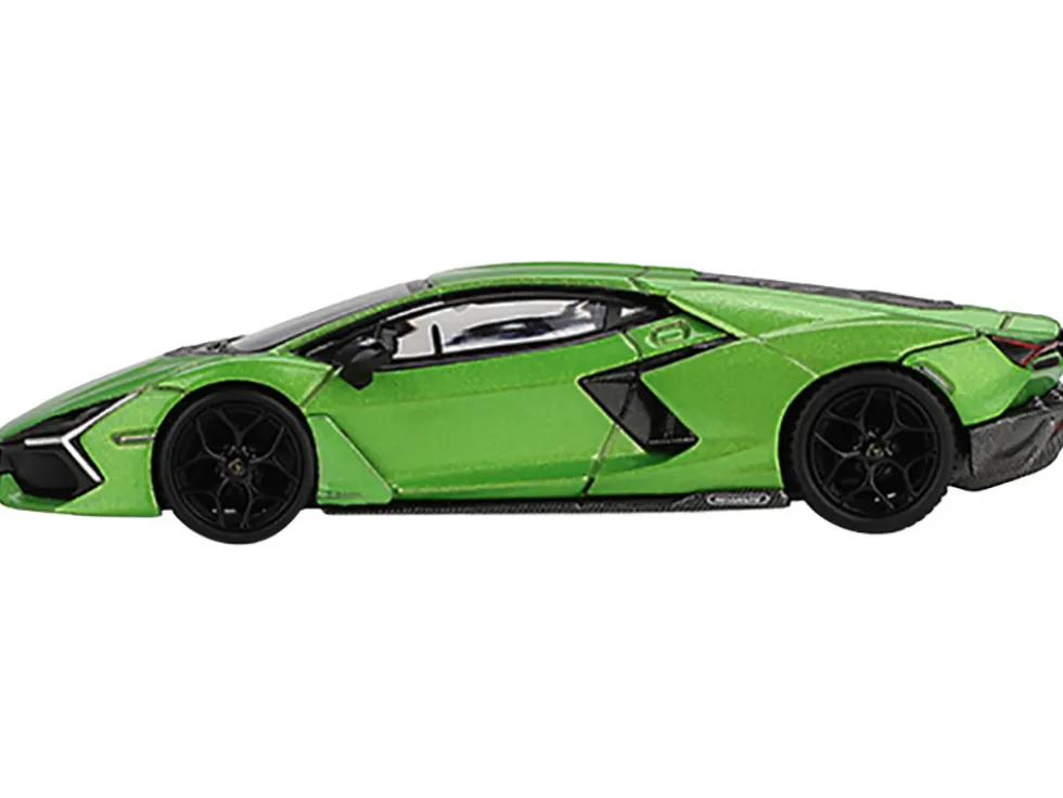 Lamborghini Revuelto Verde Selvans Green Metallic Limited Edition 1/64 Diecast Model Car by Mini GT