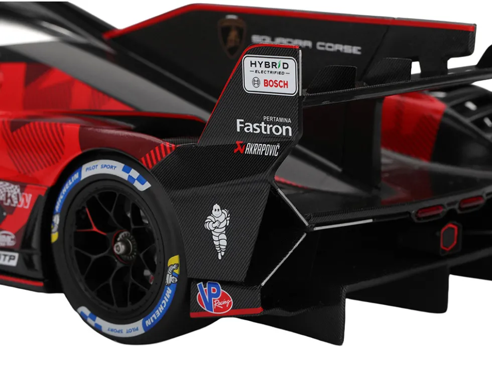 Lamborghini SC63 #63 Mirko Bortolotti - Romain Grosjean - Daniil Kvyat - Edoardo Mortara "Automobili Lamborghini Squadra Corse" IMSA "24 Hours of Daytona" (2025) 1/18 Model Car by Top Speed