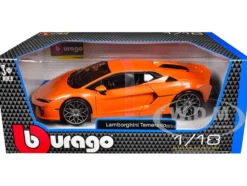 Lamborghini Temerario Orange Metallic 1/18 Diecast Model Car by Bburago