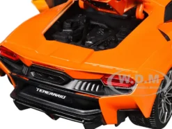 Lamborghini Temerario Orange Metallic 1/18 Diecast Model Car by Bburago