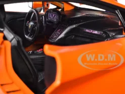Lamborghini Temerario Orange Metallic 1/18 Diecast Model Car by Bburago