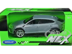 Lamborghini Urus Gray Metallic NEX Models 1/24 Diecast Model Car Welly 24094W-GRY