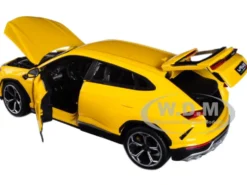 Lamborghini Urus Yellow 1/18 Diecast Model Car Bburago 11042