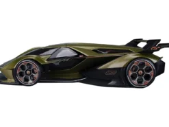 Lamborghini V12 Vision Gran Turismo Matt Green Metallic 1/18 Diecast Model Car Maisto 31454