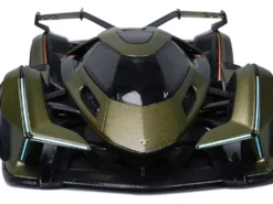 Lamborghini V12 Vision Gran Turismo Matt Green Metallic 1/18 Diecast Model Car Maisto 31454