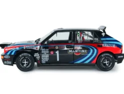 Lancia Delta HF Integrale #1 A. Sacco - A. Ollero "Miki Biasion Martini Racing Rallye Monte Carlo 1990 Tribute" FIA Historic Rally (2026) "Competition" Series 1/18 Diecast Model Car by Solido