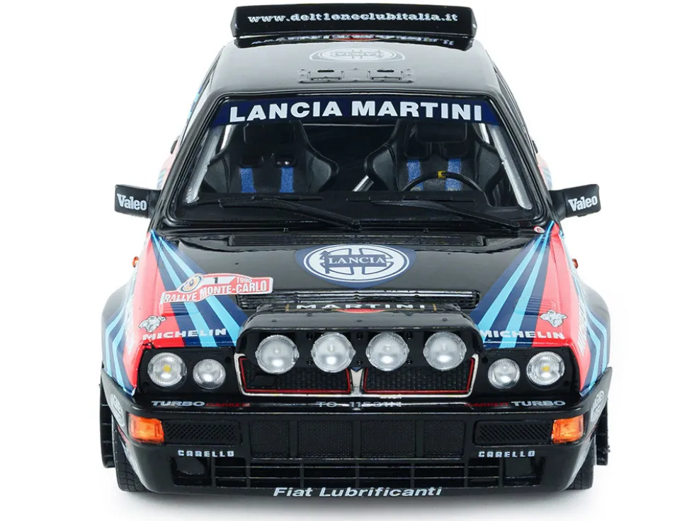 Lancia Delta HF Integrale #1 A. Sacco - A. Ollero "Miki Biasion Martini Racing Rallye Monte Carlo 1990 Tribute" FIA Historic Rally (2026) "Competition" Series 1/18 Diecast Model Car by Solido