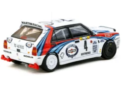 Lancia Delta HF Integrale #4 Didier Auriol - Bernard Occelli "Martini Racing" Winner "Monte Carlo Rally" (1992) "Hobby64" Series 1/64 Diecast Model Car by Tarmac Works
