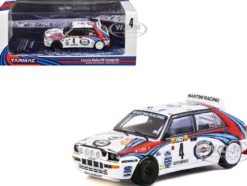 Lancia Delta HF Integrale #4 Didier Auriol - Bernard Occelli "Martini Racing" Winner "Monte Carlo Rally" (1992) "Hobby64" Series 1/64 Diecast Model Car by Tarmac Works