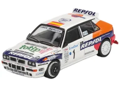 Lancia Delta HF Integrale Evoluzione #1 Carlos Sainz - Luis Moya "Rallye Monte-Carlo" (1993) Limited Edition 1/64 Diecast Model Car by Mini GT