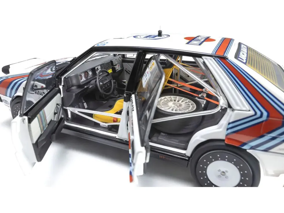 Lancia Delta HF 4WD #3 Bruno Saby - Jean-Francois Fauchille "Martini Racing" Winner "Rally Monte Carlo" (1988) 1/18 Diecast Model Car by Kyosho
