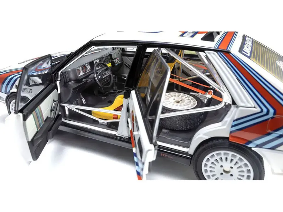 Lancia Delta HF 4WD #3 Juha Kankkunen - Juha Piironen "Martini Racing" Winner "Olympus Rally" (1987) 1/18 Diecast Model Car by Kyosho