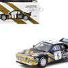Lancia 037 Rally #5 Fabrizio Tabaton - Luciano Tedeschini Winner "Rally Catalunya" (1985) "Hobby64+" Series 1/64 Diecast Model Car by Tarmac Works