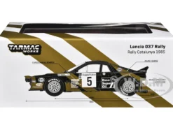 Lancia 037 Rally #5 Fabrizio Tabaton - Luciano Tedeschini Winner "Rally Catalunya" (1985) "Hobby64+" Series 1/64 Diecast Model Car by Tarmac Works
