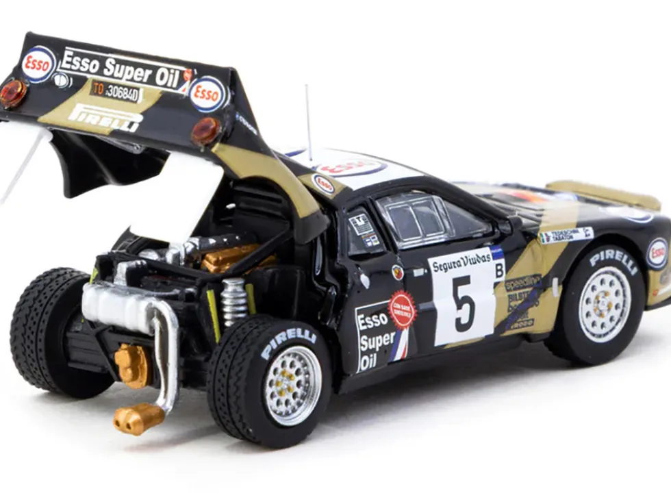 Lancia 037 Rally #5 Fabrizio Tabaton - Luciano Tedeschini Winner "Rally Catalunya" (1985) "Hobby64+" Series 1/64 Diecast Model Car by Tarmac Works
